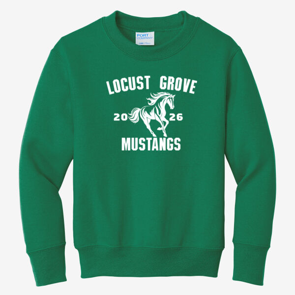 LGMS Youth Core Fleece Crewneck Sweatshirt Thumbnail