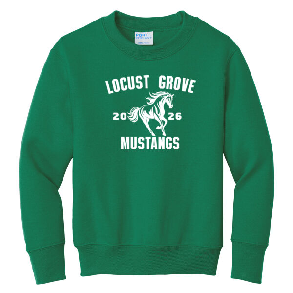 LGMS Youth Core Fleece Crewneck Sweatshirt Thumbnail