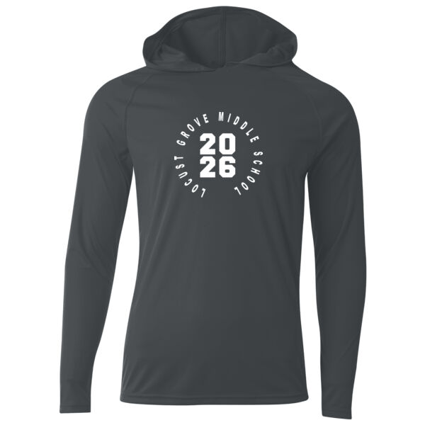 LGMS Graphite Cooling Performance Long Sleeve Hooded Tee Thumbnail