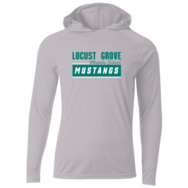 LGMS Silver Cooling Performance Long Sleeve Hooded Tee Thumbnail