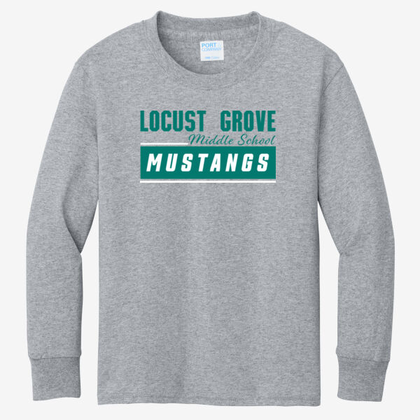 LGMS Ash Youth Long Sleeve Core Cotton Tee Thumbnail