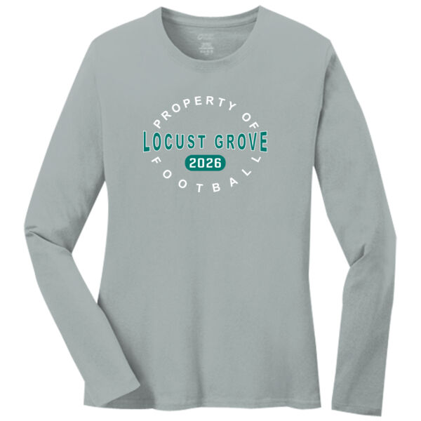 LGMS Ash Women's Long Sleeve Core Cotton Tee Thumbnail