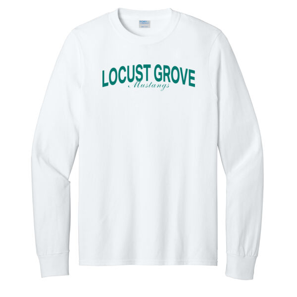 LGMS White Long Sleeve Core Cotton Tee Thumbnail