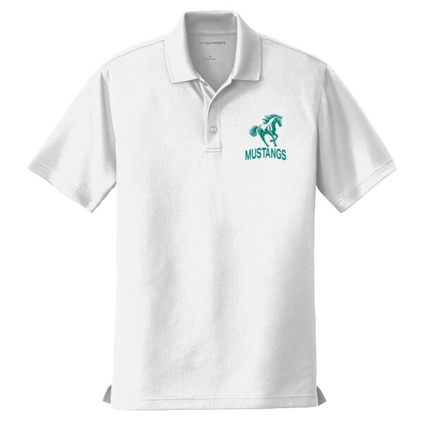 LGMS White Dry Zone ® UV Micro Mesh Polo Thumbnail