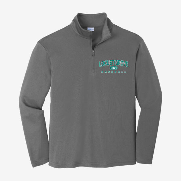 LGMS Concrete Grey Youth PosiCharge ® Competitor 1/4 Zip Pullover Thumbnail