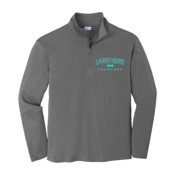 LGMS Concrete Grey Youth PosiCharge ® Competitor 1/4 Zip Pullover Thumbnail