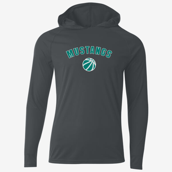 LGMS Graphite Cooling Performance Long Sleeve Hooded Tee Thumbnail