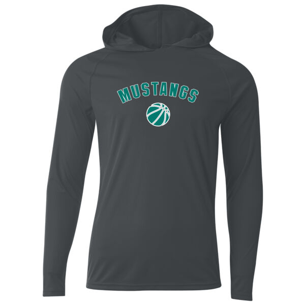 LGMS Graphite Cooling Performance Long Sleeve Hooded Tee Thumbnail