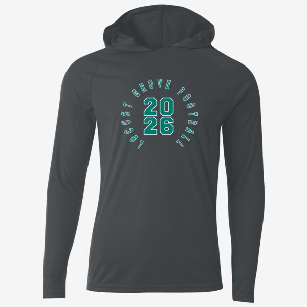 LGMS Graphite Cooling Performance Long Sleeve Hooded Tee Thumbnail