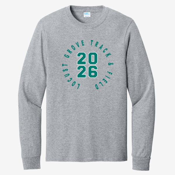LGMS Athletic Heather Long Sleeve Core Cotton Tee Thumbnail