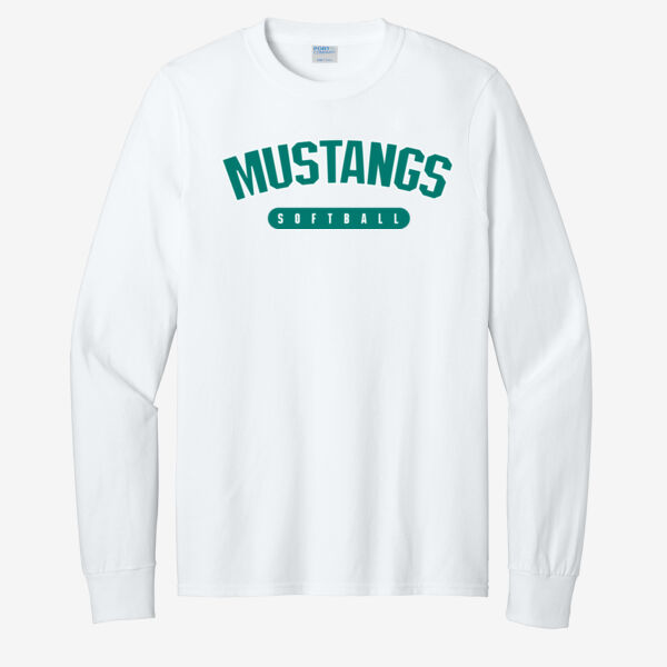 LGMS White Long Sleeve Core Cotton Tee Thumbnail