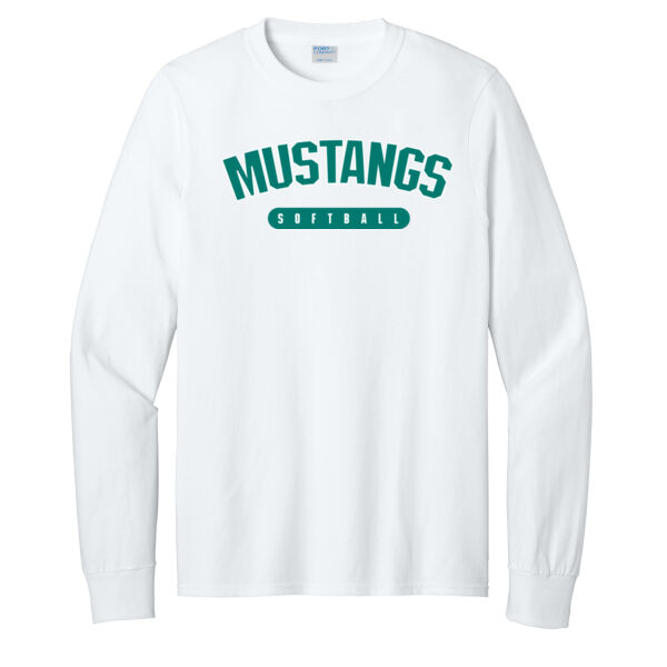LGMS White Long Sleeve Core Cotton Tee Thumbnail