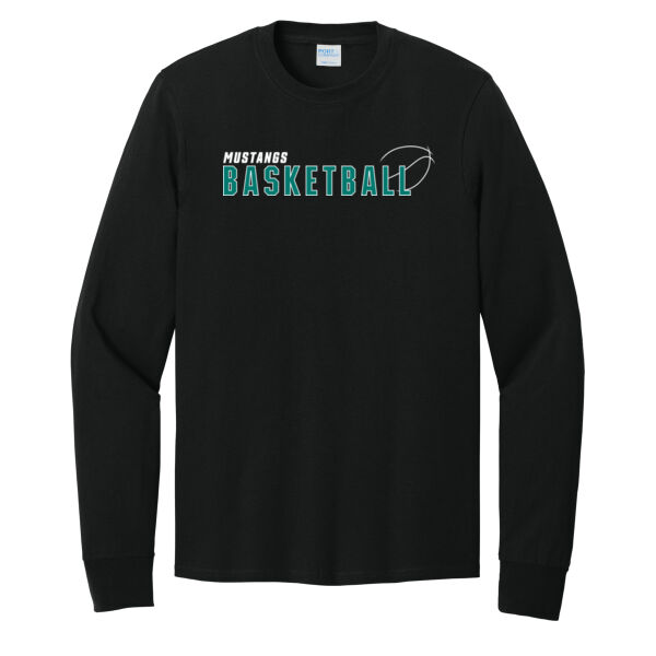 LGMS Black Long Sleeve Core Cotton Tee Thumbnail