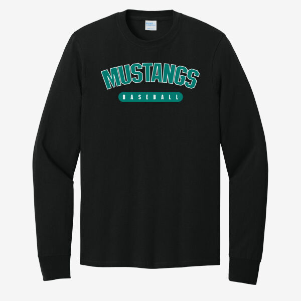 LGMS Black Long Sleeve Core Cotton Tee  Thumbnail