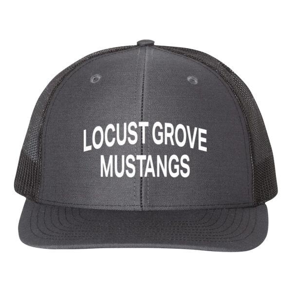 LGMS Black Grey Snapback Trucker Cap Thumbnail